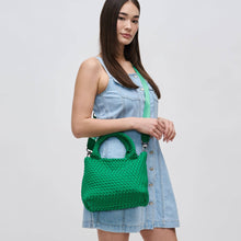 Load image into Gallery viewer, Sky's The Limit - Woven Neoprene Small Crossbody: Sand Black