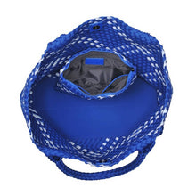 Load image into Gallery viewer, Sol Selene Sky's The Limit - Large Woven Neoprene Tote: Chocolate