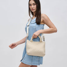 Load image into Gallery viewer, Sky's The Limit - Woven Neoprene Small Crossbody: Navy Nude