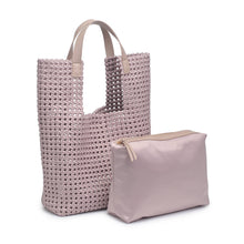 Load image into Gallery viewer, Sol Selene Zenith Zen - Hand Woven Knot Tote: Nude