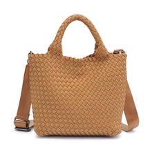 Load image into Gallery viewer, Sky's The Limit - Woven Neoprene Small Crossbody: Navy Nude