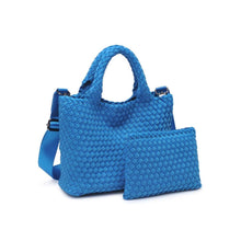 Load image into Gallery viewer, Sky's The Limit - Woven Neoprene Small Crossbody: Sand Black