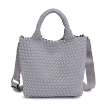 Load image into Gallery viewer, Sky's The Limit - Woven Neoprene Small Crossbody: Navy Nude