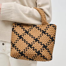 Load image into Gallery viewer, Sky's The Limit - Woven Neoprene Small Crossbody: Sand Black
