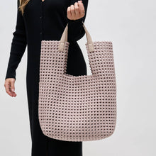 Load image into Gallery viewer, Sol Selene Zenith Zen - Hand Woven Knot Tote: Nude
