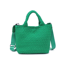 Load image into Gallery viewer, Sky's The Limit - Woven Neoprene Small Crossbody: Sand Black