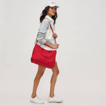 Load image into Gallery viewer, Sky's The Limit - Medium Laced Up Eco-Edition Tote: Nude