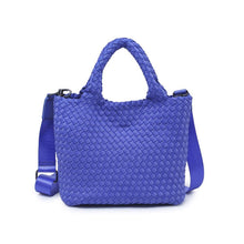 Load image into Gallery viewer, Sky's The Limit - Woven Neoprene Small Crossbody: Sand Black