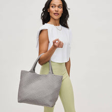 Load image into Gallery viewer, Sky's The Limit - Medium Tote: Cream