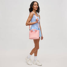 Load image into Gallery viewer, Sky's The Limit - Woven Neoprene Small Crossbody: Navy Nude