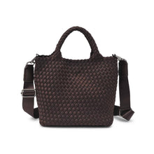 Load image into Gallery viewer, Sky's The Limit - Woven Neoprene Small Crossbody: Navy Nude