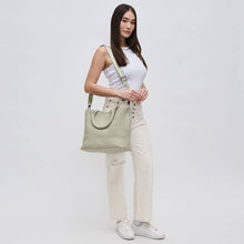 Load image into Gallery viewer, Sol Selene Sky's The Limit - Medium Woven Neoprene Tote: Sand Black