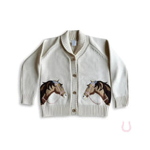 Load image into Gallery viewer, Bridle Up Pony Cardigan: 3-4 years