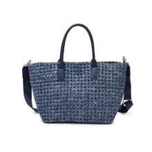 Load image into Gallery viewer, Sol Selene -Soltice Medium  Hand Woven Knot Tote: Nude