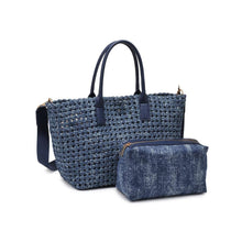Load image into Gallery viewer, Sol Selene -Soltice Medium  Hand Woven Knot Tote: Nude