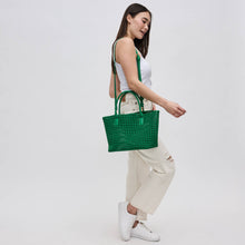 Load image into Gallery viewer, Sol Selene -Soltice Medium  Hand Woven Knot Tote: Nude
