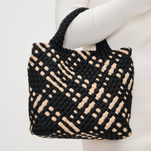 Load image into Gallery viewer, Sky's The Limit - Woven Neoprene Small Crossbody: Navy Nude