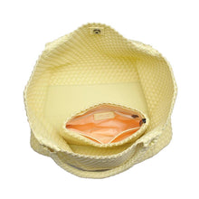 Load image into Gallery viewer, Sol Selene Sky's The Limit - Large Woven Neoprene Tote: Chocolate