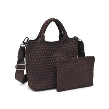 Load image into Gallery viewer, Sky's The Limit - Woven Neoprene Small Crossbody: Navy Nude