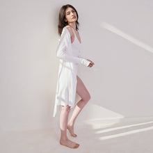Load image into Gallery viewer, The Short Robe: Sincere White, M