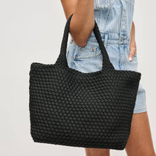 Load image into Gallery viewer, Sky's The Limit - Medium Laced Up Eco-Edition Tote: Nude