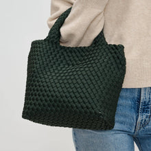 Load image into Gallery viewer, Sky's The Limit - Woven Neoprene Small Crossbody: Sand Black