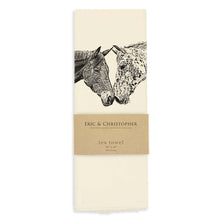 Load image into Gallery viewer, Eric &amp; Christopher Kissing Horses Tea Towel