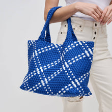 Load image into Gallery viewer, Sol Selene Sky's The Limit - Large Woven Neoprene Tote: Chocolate