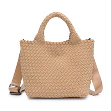 Load image into Gallery viewer, Sky's The Limit - Woven Neoprene Small Crossbody: Navy Nude