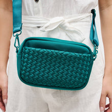 Load image into Gallery viewer, Inspiration Woven Neoprene Crossbody: Chocolate