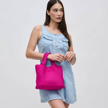 Load image into Gallery viewer, Sky's The Limit - Woven Neoprene Small Crossbody: Sand Black