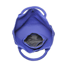 Load image into Gallery viewer, Sol Selene Sky's The Limit - Large Woven Neoprene Tote: Chocolate
