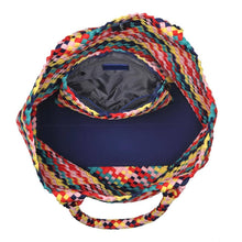 Load image into Gallery viewer, Sol Selene Sky's The Limit - Large Woven Neoprene Tote: Chocolate