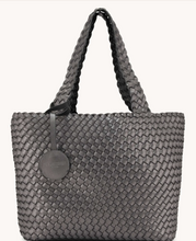 Load image into Gallery viewer, Ilse Jacobsen Tote Black/Gun Metal