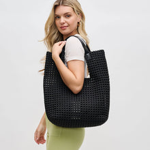 Load image into Gallery viewer, Sol Selene Zenith Zen - Hand Woven Knot Tote: Nude