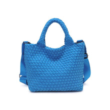 Load image into Gallery viewer, Sky's The Limit - Woven Neoprene Small Crossbody: Sand Black