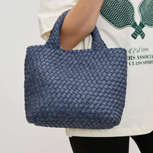 Load image into Gallery viewer, Sky's The Limit - Woven Neoprene Small Crossbody: Sand Black