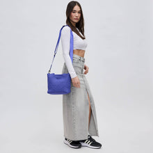 Load image into Gallery viewer, Sky's The Limit - Woven Neoprene Small Crossbody: Sand Black