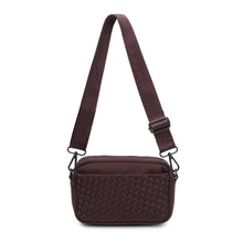 Load image into Gallery viewer, Inspiration Woven Neoprene Crossbody: Chocolate
