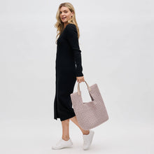 Load image into Gallery viewer, Sol Selene Zenith Zen - Hand Woven Knot Tote: Nude