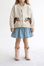 Load image into Gallery viewer, Bridle Up Pony Cardigan: 3-4 years