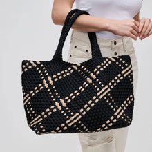 Load image into Gallery viewer, Sol Selene Sky's The Limit - Large Woven Neoprene Tote: Chocolate