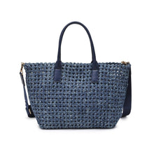 Load image into Gallery viewer, Sol Selene -Soltice Medium  Hand Woven Knot Tote: Nude