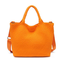Load image into Gallery viewer, Sky's The Limit - Medium Tote: Cream