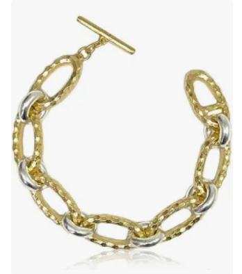Tat2 Gold 2 Tone Ravelle Chain Bracelet