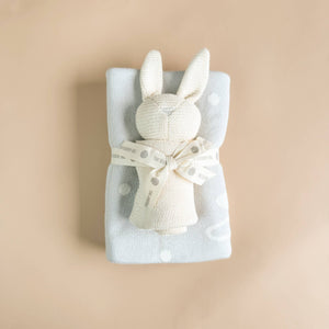 Blueberry Hill Star Moon Bunny Blanket Set