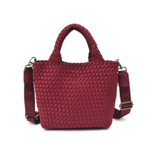 Load image into Gallery viewer, Sky's The Limit - Woven Neoprene Small Crossbody: Sand Black