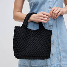 Load image into Gallery viewer, Sky's The Limit - Woven Neoprene Small Crossbody: Sand Black