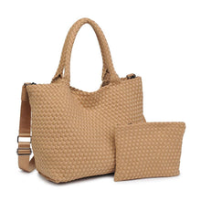 Load image into Gallery viewer, Sky's The Limit - Medium Tote: Cream