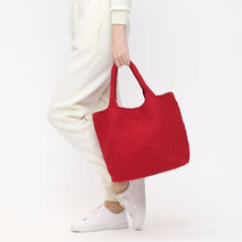 Load image into Gallery viewer, Sky's The Limit - Medium Tote: Cream